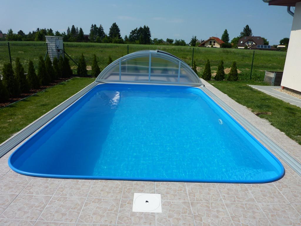 Bazén zaoblený Classic s lemom z trubky